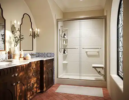 tub to shower conversion example