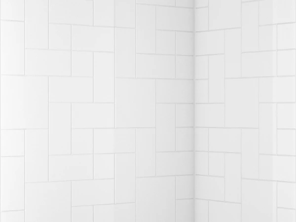 mosaic pattern shower liner