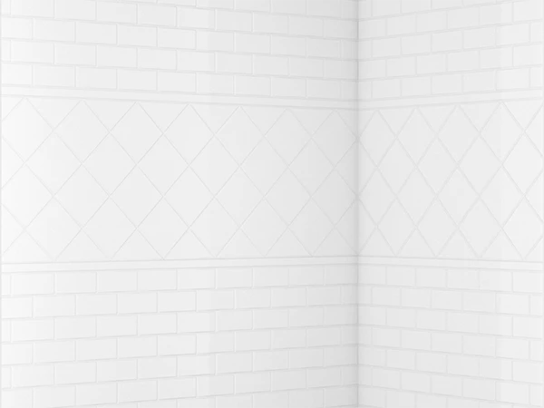 brick with thick embroidered pattern shower liner