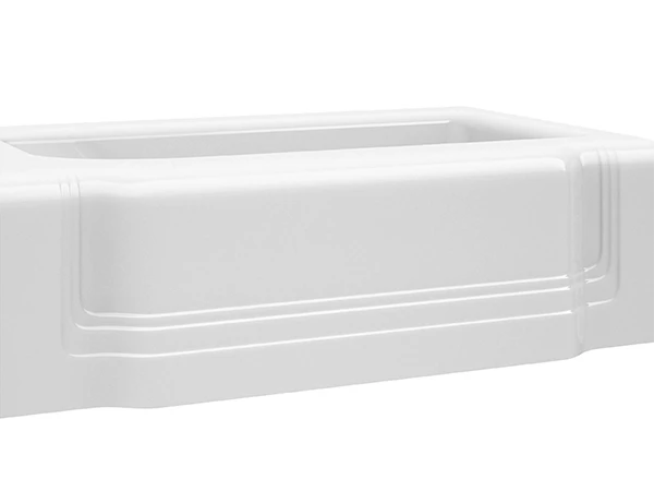 bathtub with three stair step lines